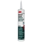 3M 08027 White Marine Grade Silicone Sealant Cartridge - 10 oz.