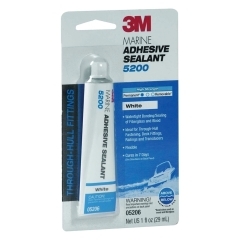3M 05206 White 5200 Marine Adhesive Sealant Squeeze Tube - 1 oz.