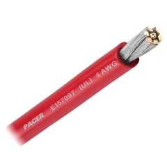4 AWG Red - 100 foot | Pacer Marine WUL4RD-100