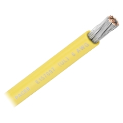 Pacer Marine WUL6YL-100 6 AWG Yellow - 100 foot