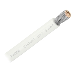 Pacer Marine WUL6WH-250 6 AWG White - 250 foot
