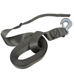 Boat Buckle F07674 Boat Winch Strap with Tail End Drum Connection - 2 in. x 20 ft.