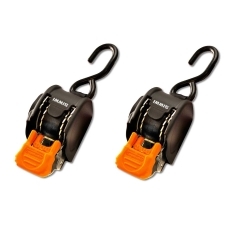 Boat Buckle F103745 CargoBuckle Mini G3 Retractable Ratcheting Tie-Down Straps - 1 in. x 6 ft.