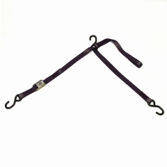 Boat Buckle F10972BK Personal Watercraft Cam Buckle Tri-Down Strap with Soft Hook - 1 in. x 6 ft.