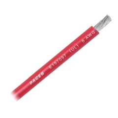 8 AWG Red - 100 foot | Pacer Marine WUL8RD-100