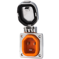 SmartPlug BM30NTSR 30 Amp Stainless Steel Inlet with Enclosed Strain Relief