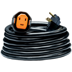 SmartPlug R30303 30-Amp 30-Foot Black RV Shore Cordset with Push-Type Park Power Connector