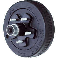 Dexter 81001 Trailer Hub and Drum Assembly 5 on 4.5 in. Stud Centers - 1-3/8 in. x 1-1/16 in. Bearings