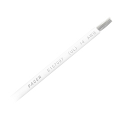 Pacer Marine WUL10WH-1000 10 AWG White - 1000 foot
